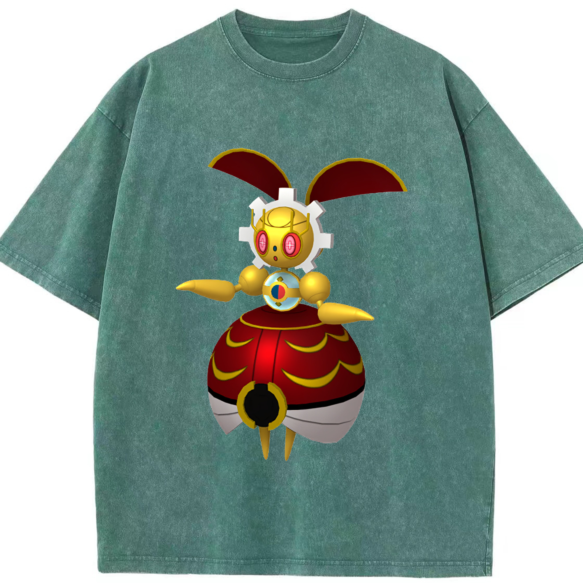 （画像用） ポケットモンスター Pokémon 綿100% ヴィンテージ風 半袖Tシャツ（フロントプリント）